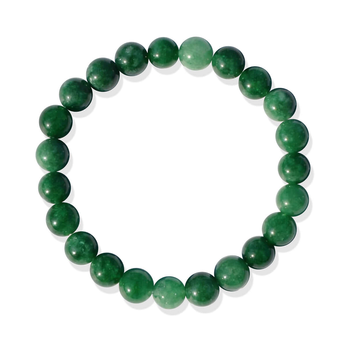 Green Aventurine Bracelet - Vintage Good Fortune Jewelry