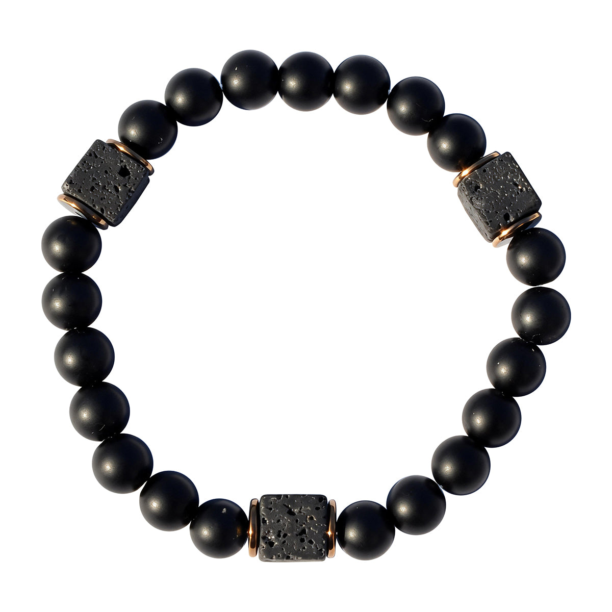 Natural Obsidian Shield Bracelet - Protection Stone