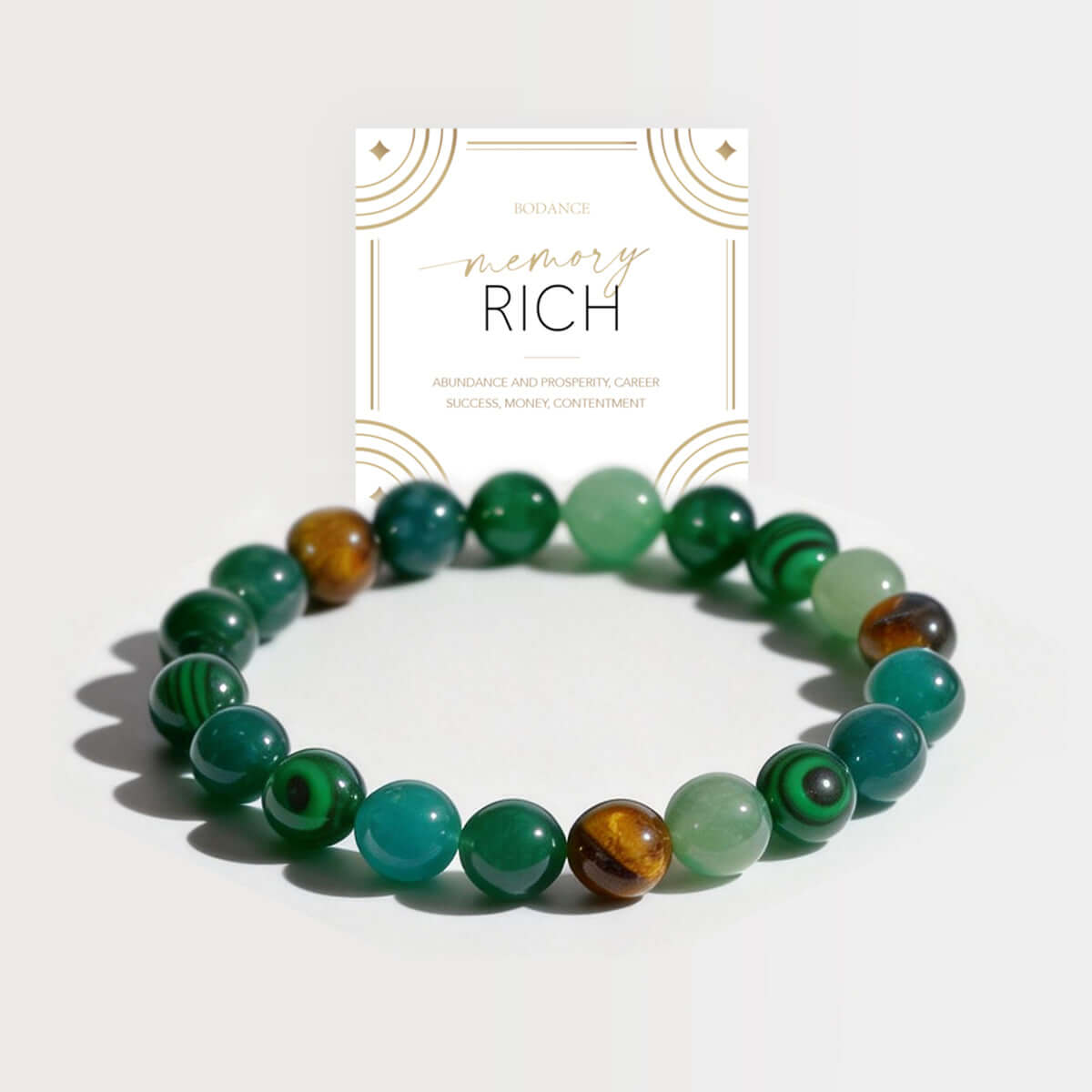 Tiger Eye & African Turquoise Beaded Bracelet - Strength