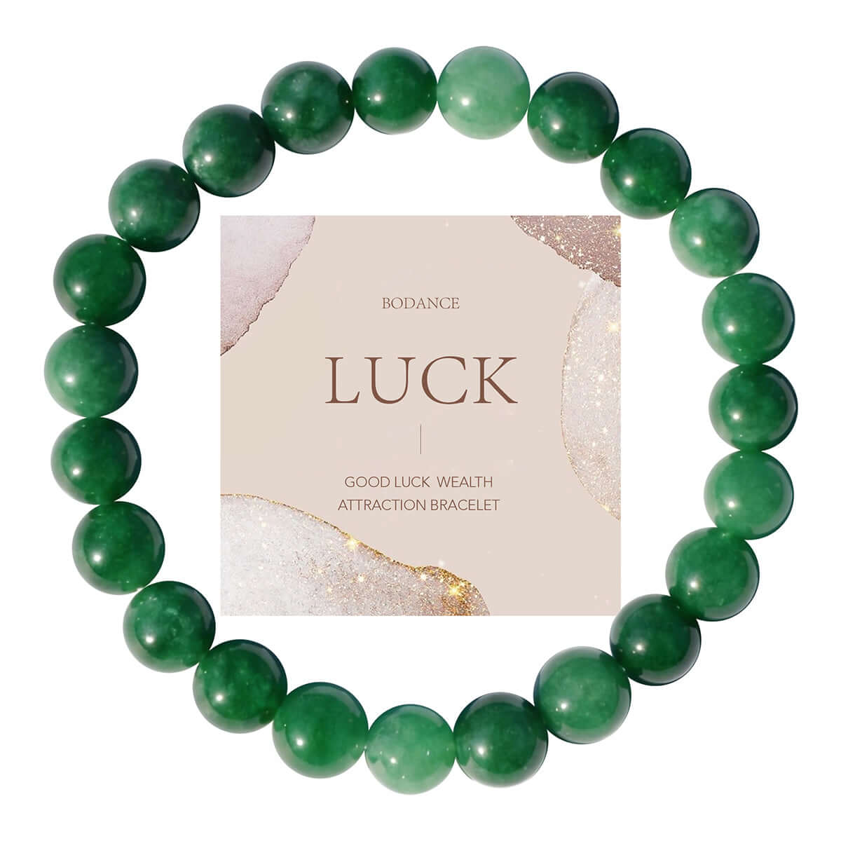 Green Aventurine Bracelet - Vintage Good Fortune Jewelry