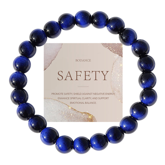 Serene Vision" | Vintage-Inspired Blue Tiger’s Eye Beaded Bracelet Find Your Focus. Embrace Your Calm
