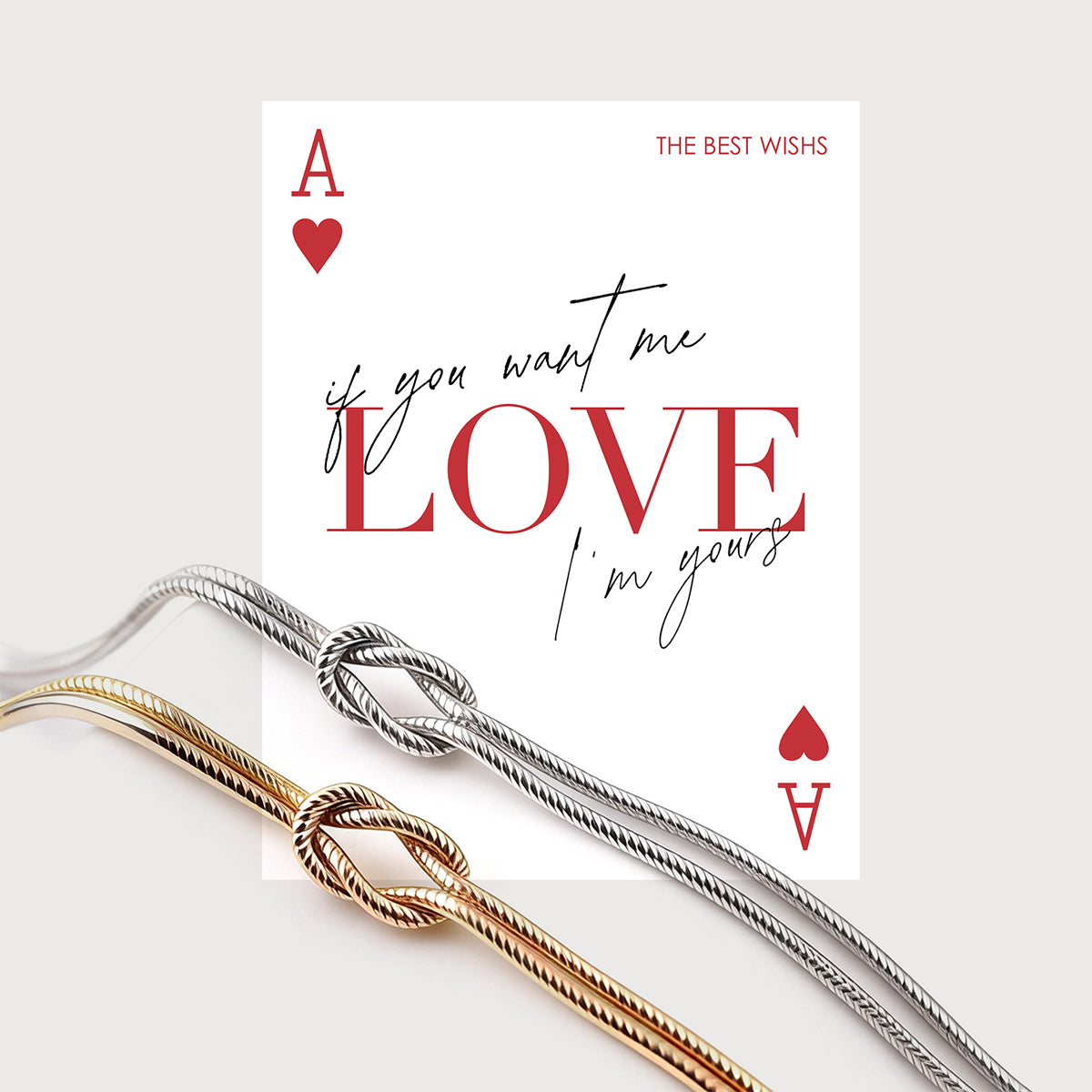 Love Knot Double Layer Chain Bracelet - Infinite Bond Symbol Jewelry for us, Elegant Gold & Silver Friendship Gift