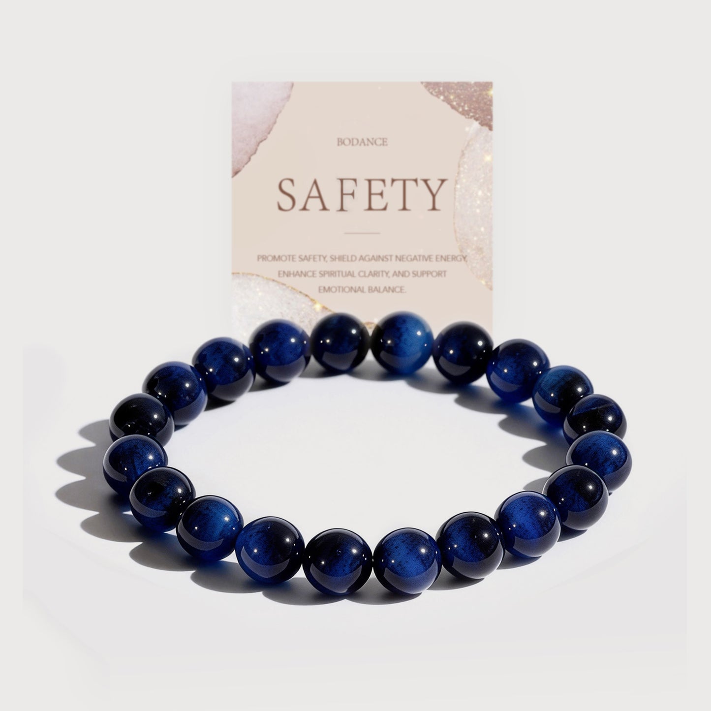 Blue Tiger's Eye Beaded Bracelet - Vintage Focus Stone