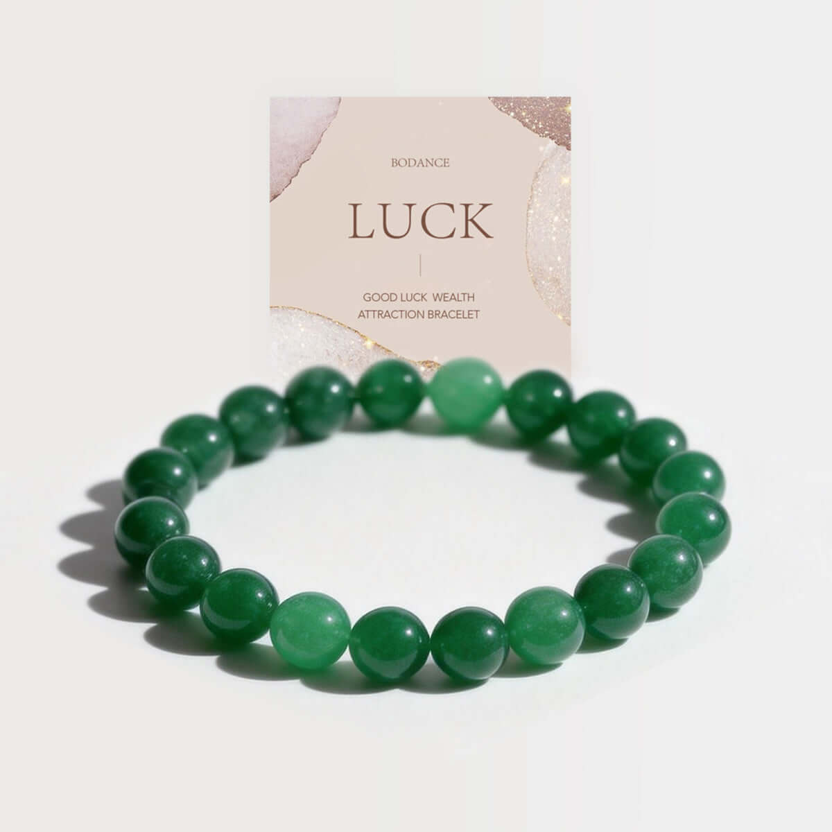 Green Aventurine Bracelet - Vintage Good Fortune Jewelry